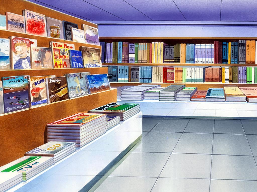 【场景 - 原画】图书馆