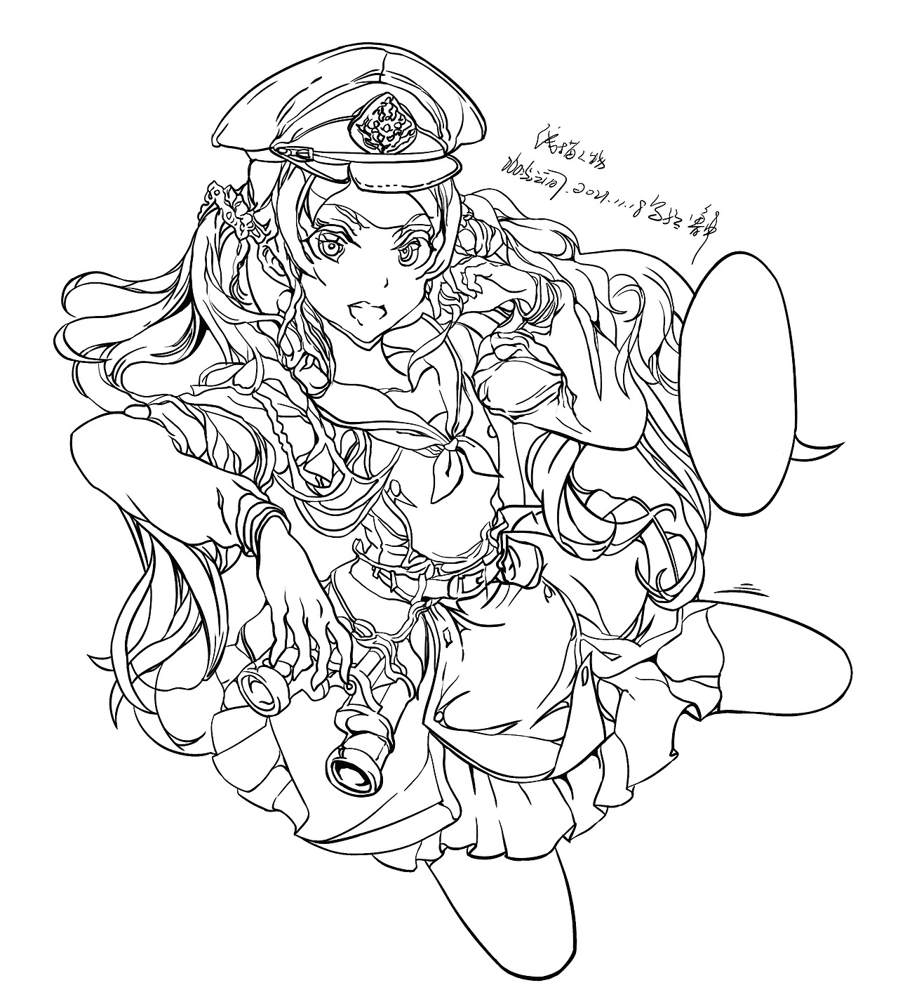 人物速写积累作品。