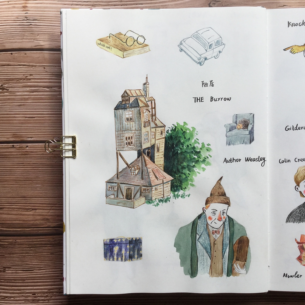 哈利波特插畫速寫系列——2（圖ZMTM5NzkxMzky） - 創(chuàng)作習作 - 站酷設計師珞珞_LW原創(chuàng)素材 - 站酷ZCOOL