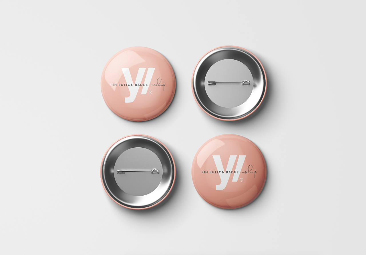 徽章别针样机系列|平面|品牌|设计小刘刘 - 原创作品 - 站酷 (zcool)