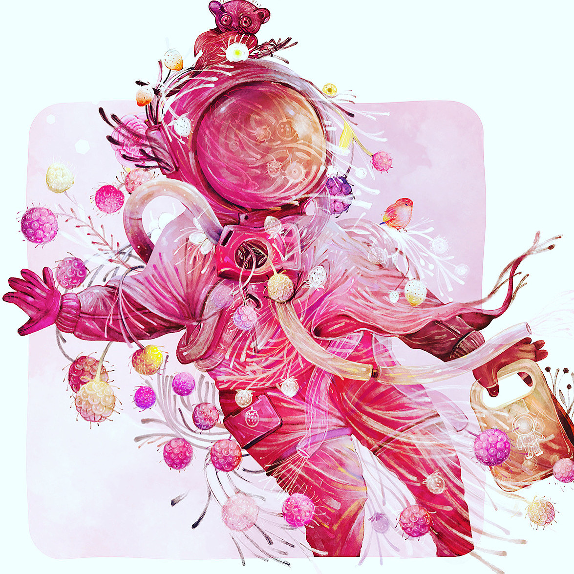 宇航员（图ZMjU3NjMwODky） - 商业插画 - 站酷设计师摁倒原创素材 - 站酷ZCOOL