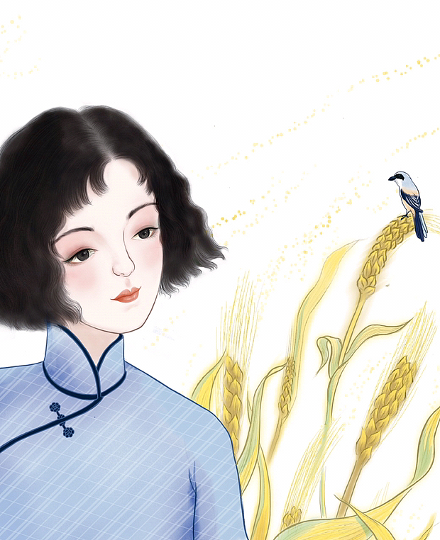 麦收（图ZMzMxNDAwODE2） - 艺术插画 - 站酷设计师是橡树Oak原创素材 - 站酷ZCOOL