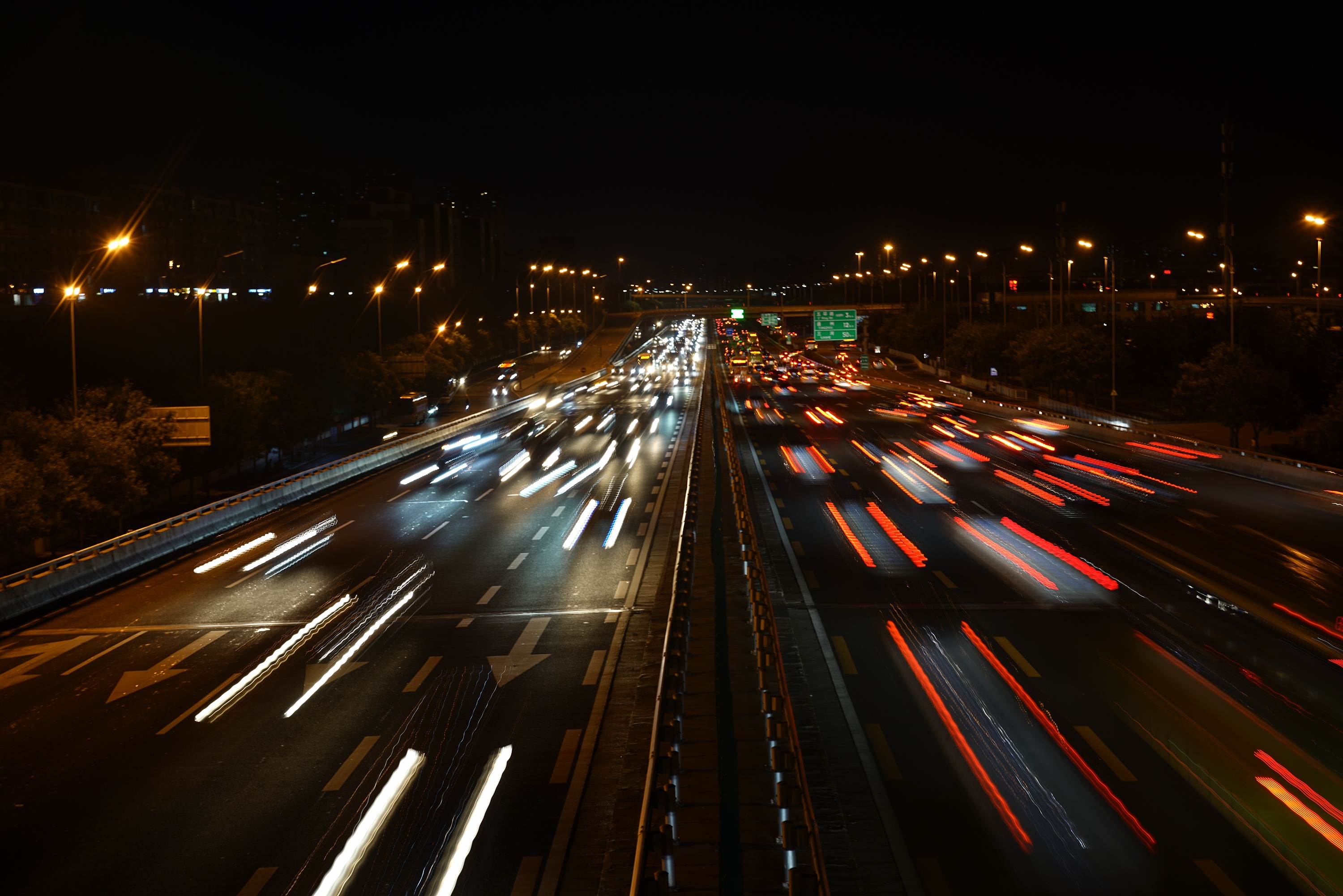 北京四惠桥/车流轨迹|摄影|环境/建筑摄影|z27863995 - 原创作品