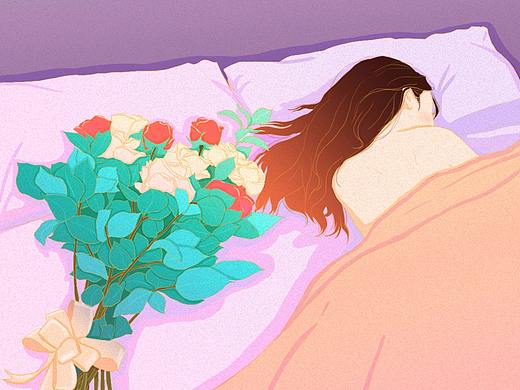 情人节系列插画01