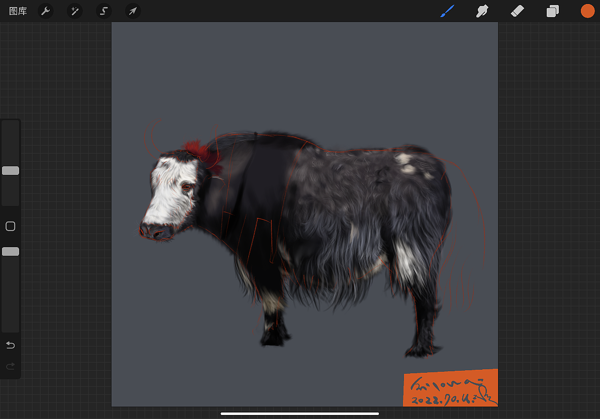 来图画牦牛（图ZMzE4MjI3NzI0） - 艺术插画 - 站酷设计师拉旺原创素材 - 站酷ZCOOL