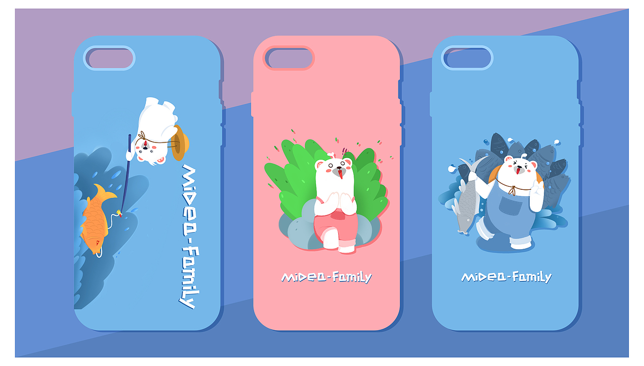 Midea Family —— 我们这一家。（图ZMTU0NzM1MTQ0） - 图案 - 站酷设计师总吃饭饭总原创素材 - 站酷ZCOOL