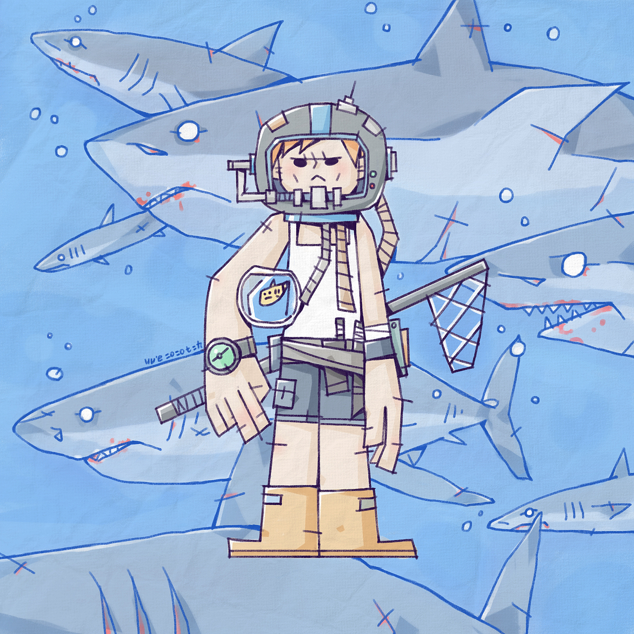 近期插画合集（图ZMjE5NTE0ODA0） - 创作习作 - 站酷设计师于鹅原创素材 - 站酷ZCOOL