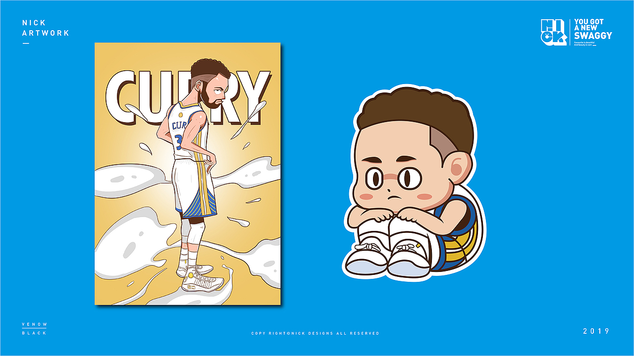 2018-2019插画总结（图ZMTQyNjE1MDk2） - 新锐潮流插画 - 站酷设计师NICK吕先生原创素材 - 站酷ZCOOL