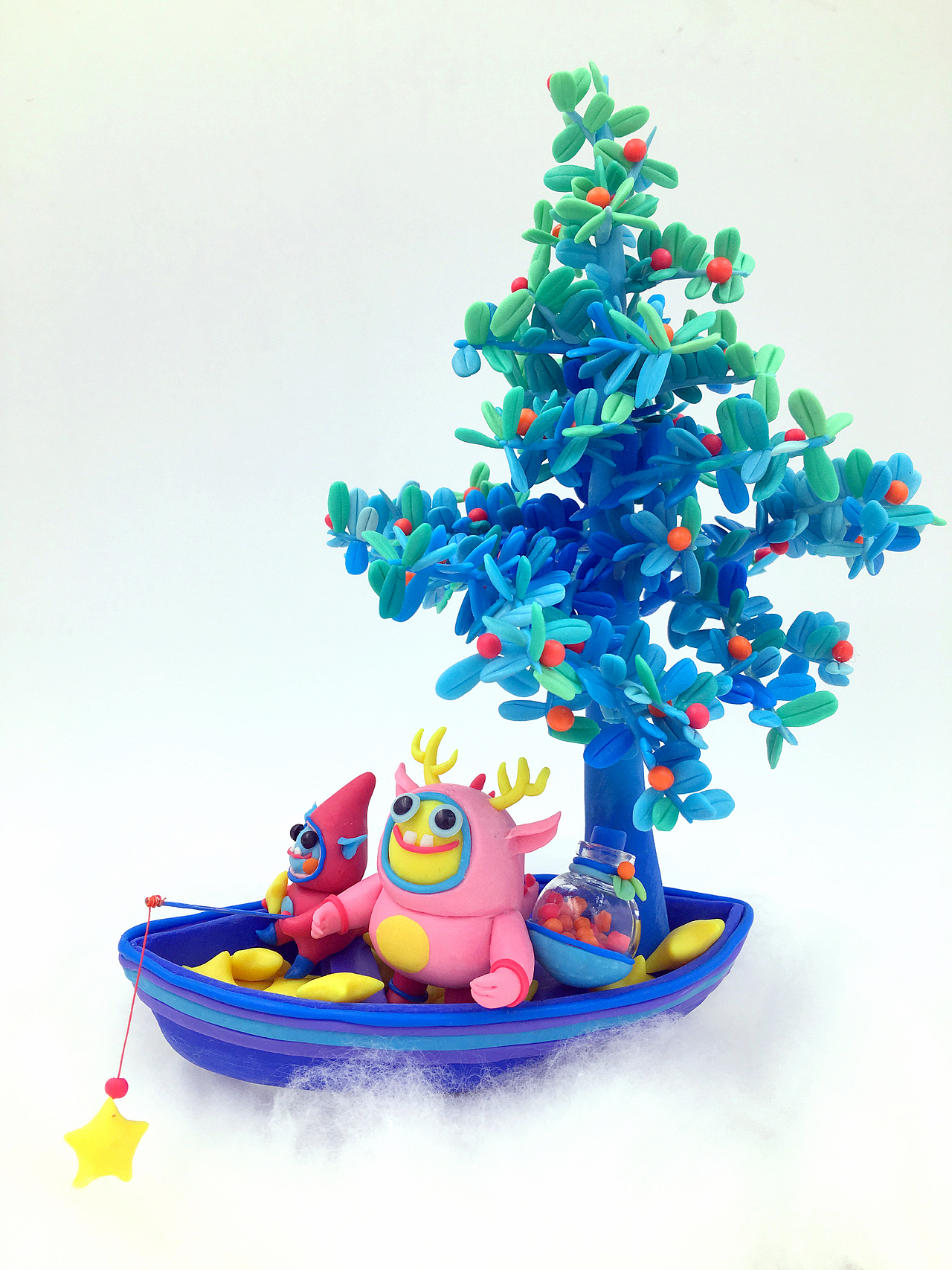 来一波软陶小怪吧（图ZODUyMjIxNTY=） - 其他手工艺 - 站酷设计师小亚小怪原创素材 - 站酷ZCOOL