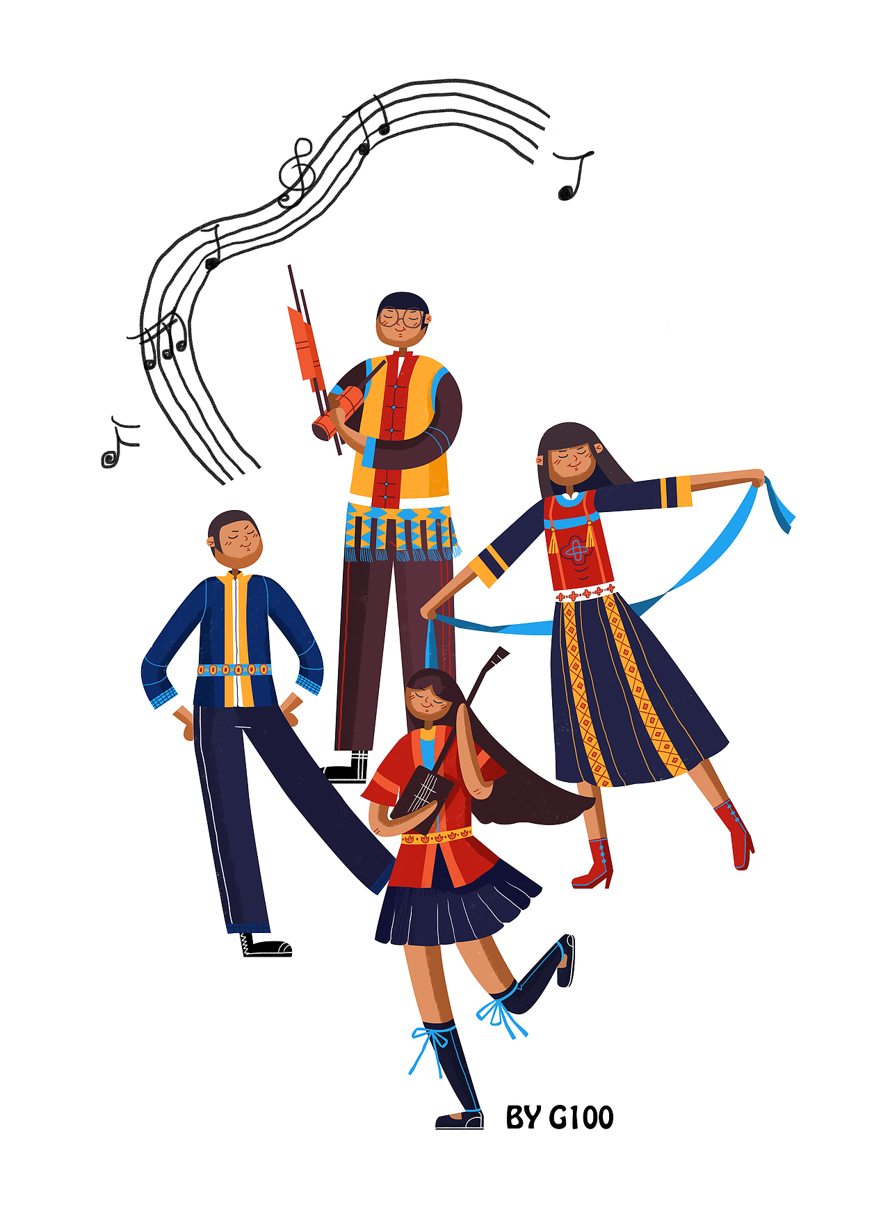 11举报56分享原创作品插画艺术插画侗族g100g100g100g100潮流插画设计