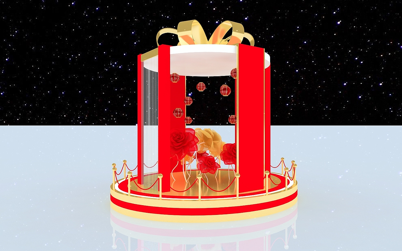 圣诞春节美陈（图ZMjM1NDM1ODIw） - 建筑/空间 - 站酷设计师Ys小陈原创素材 - 站酷ZCOOL