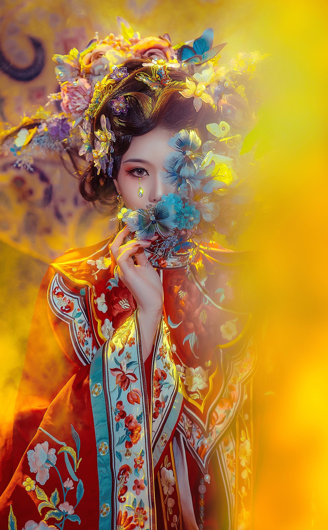 玉堂春（图ZMjQ2ODU0Njk2） - 时尚/艺术摄影 - 站酷设计师安徽李辉聋人画家原创素材 - 站酷ZCOOL