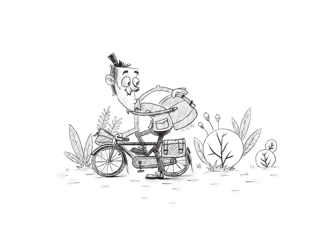 儿童插画素描作品（图ZNzU2MDA0MzY=） - 儿童插画 - 站酷设计师大智动画原创素材 - 站酷ZCOOL