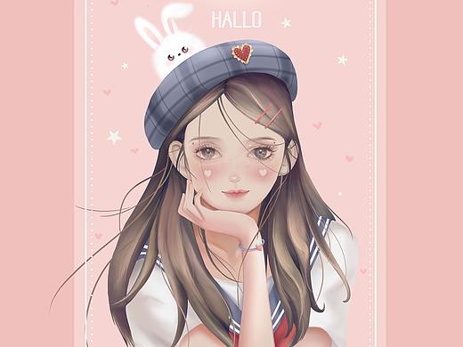 穿jk裙子的少女