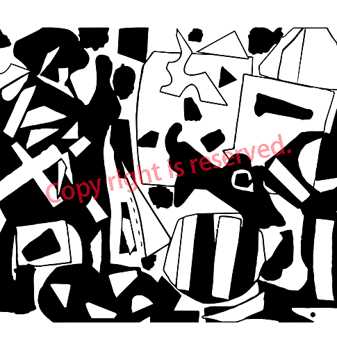 Monochrome abstract art（图ZMzYwOTA1NzQw） - 商业插画 - 站酷设计师sonia6720原创素材 - 站酷ZCOOL