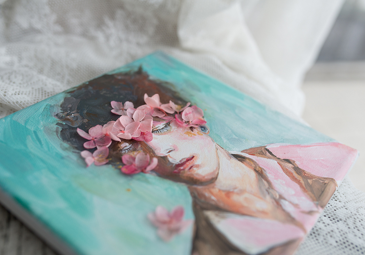 手绘 永生花 - 原创作品 - 站酷(zcool)