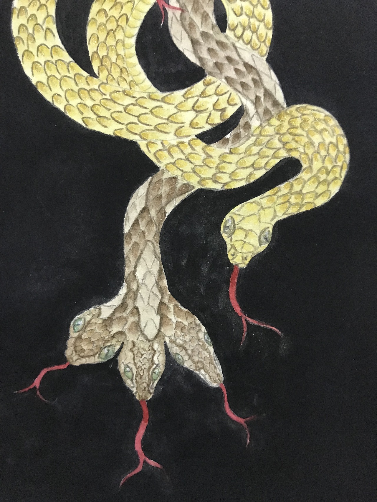 那抹不完美的"伤"才是画龙点睛纯艺术-绘画89407349时光 61 对望