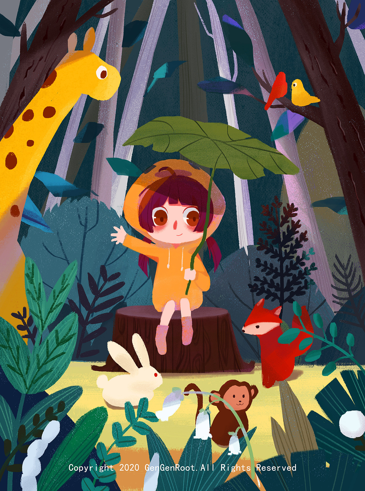 summer（图ZMTkzODQ0OTIw） - 商业插画 - 站酷设计师根根Root原创素材 - 站酷ZCOOL