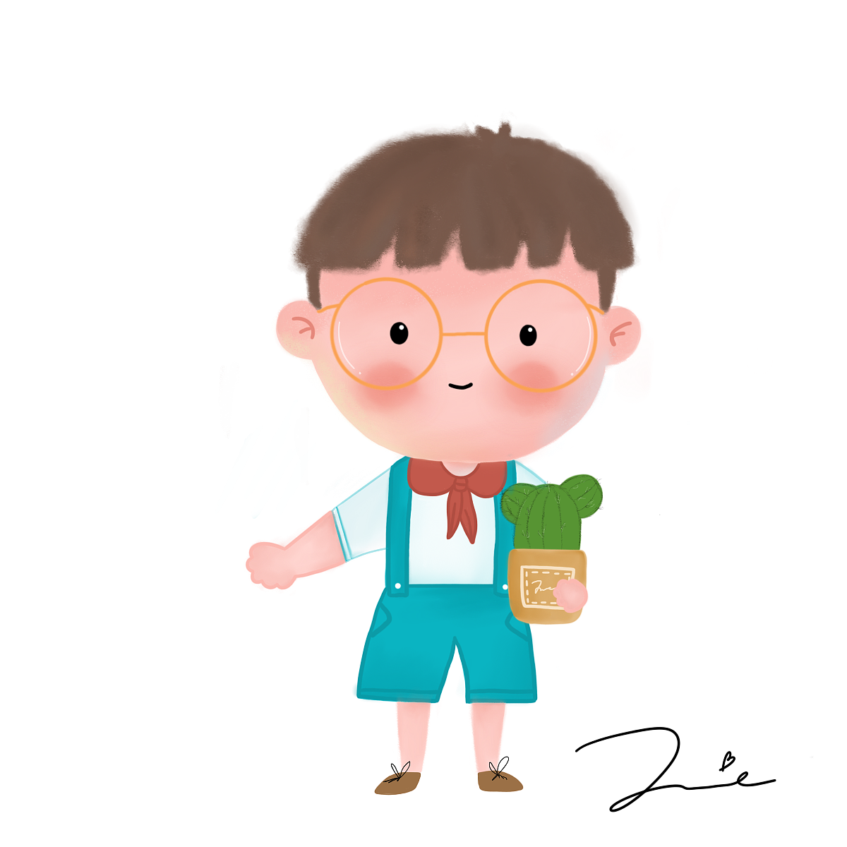 可爱呆萌情侣头像