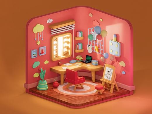  blender 小场景练习
