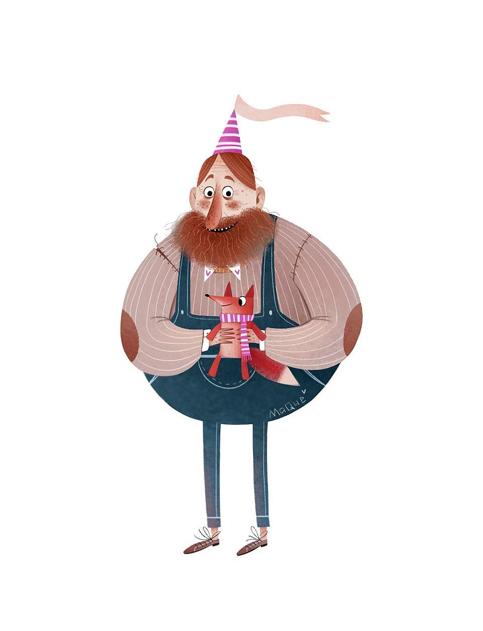 一些小人|插画|儿童插画|北山麻雀_原创作品-站酷zcool