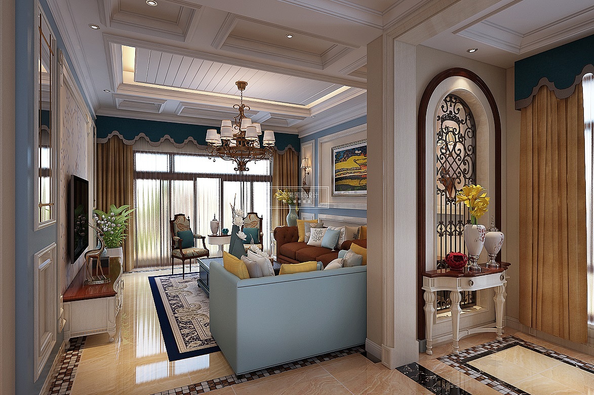 简约美式,即简美风格,最大的特点就是粗略看上去很简洁大气,细看却又很考究,用一句话来形容就是:“保留古典的元素,用现代简约的手法来处理,让经典成为永恒。” 古典与现代,东西方元素的贯穿,体现了业主对生活品质的追求。