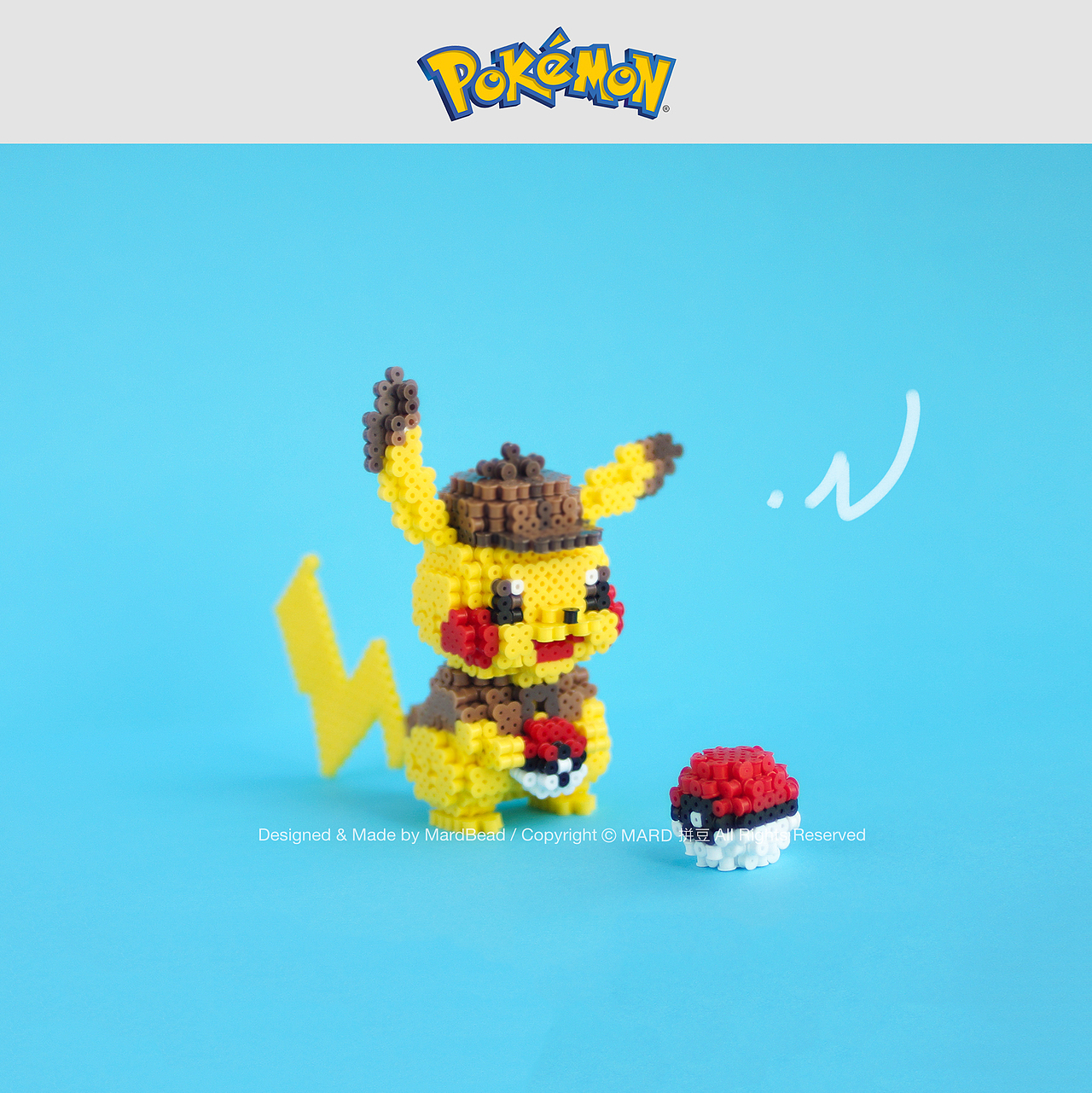 MARD拼豆原创-精灵宝可梦（图ZMTYzMDMxODY4） - 动画片 - 站酷设计师拼拼豆豆原创素材 - 站酷ZCOOL