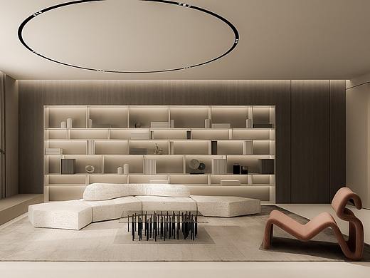 意式极简风格 效果图+施工图