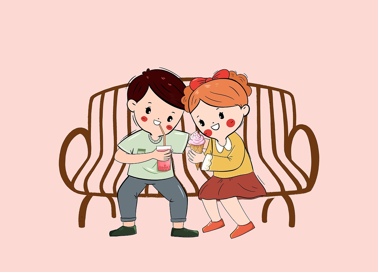 一组关于爱的插画（图ZMzAzNTIxMzAw） - 商业插画 - 站酷设计师小猪插画原创素材 - 站酷ZCOOL