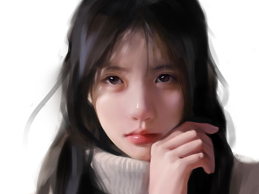 2021年最后一張畫頭像厚涂（個人主頁-ZNTcyNjEwNzI=） - 繪畫 - 站酷設(shè)計師一只豬皮怪原創(chuàng)素材 - 站酷ZCOOL