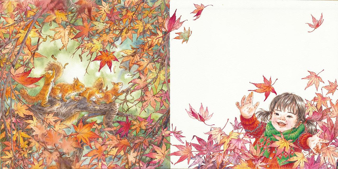 红叶子，黄叶子