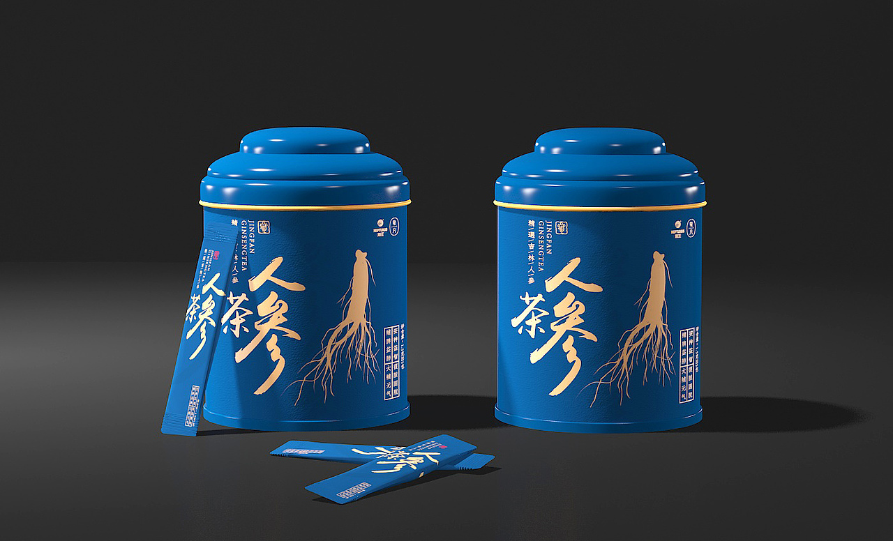 敬凡人参茶品牌包装研发设计(图ZMTI0NDY3ODY0) - 包装 - 站酷设计师無出其右品牌設計原创素材 - 站酷ZCOOL