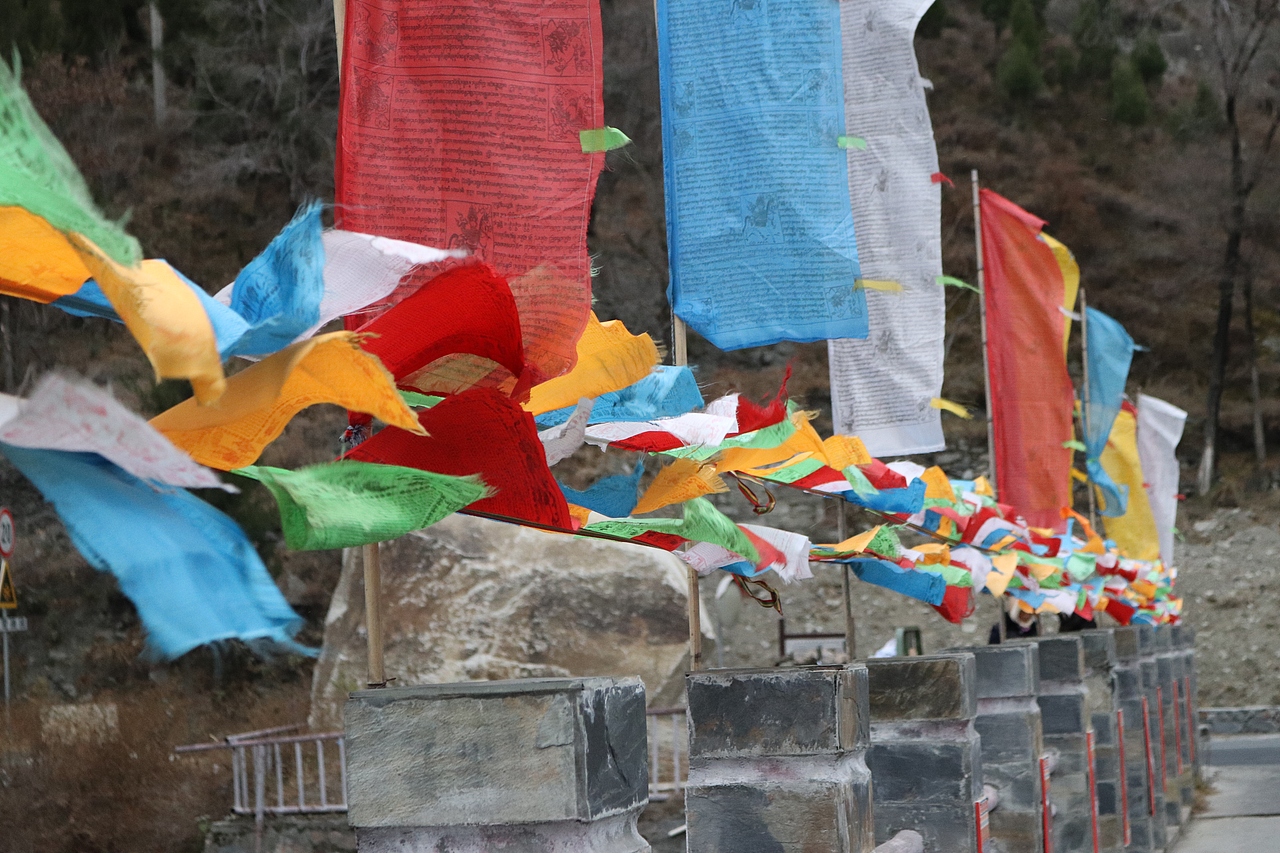 甘孜阿坝藏族 毕棚沟雪景