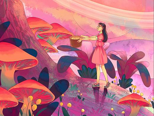 摘星（個人主頁-ZNDY0MDg2ODg=） - 商業(yè)插畫 - 站酷設(shè)計師甜果小生原創(chuàng)素材 - 站酷ZCOOL