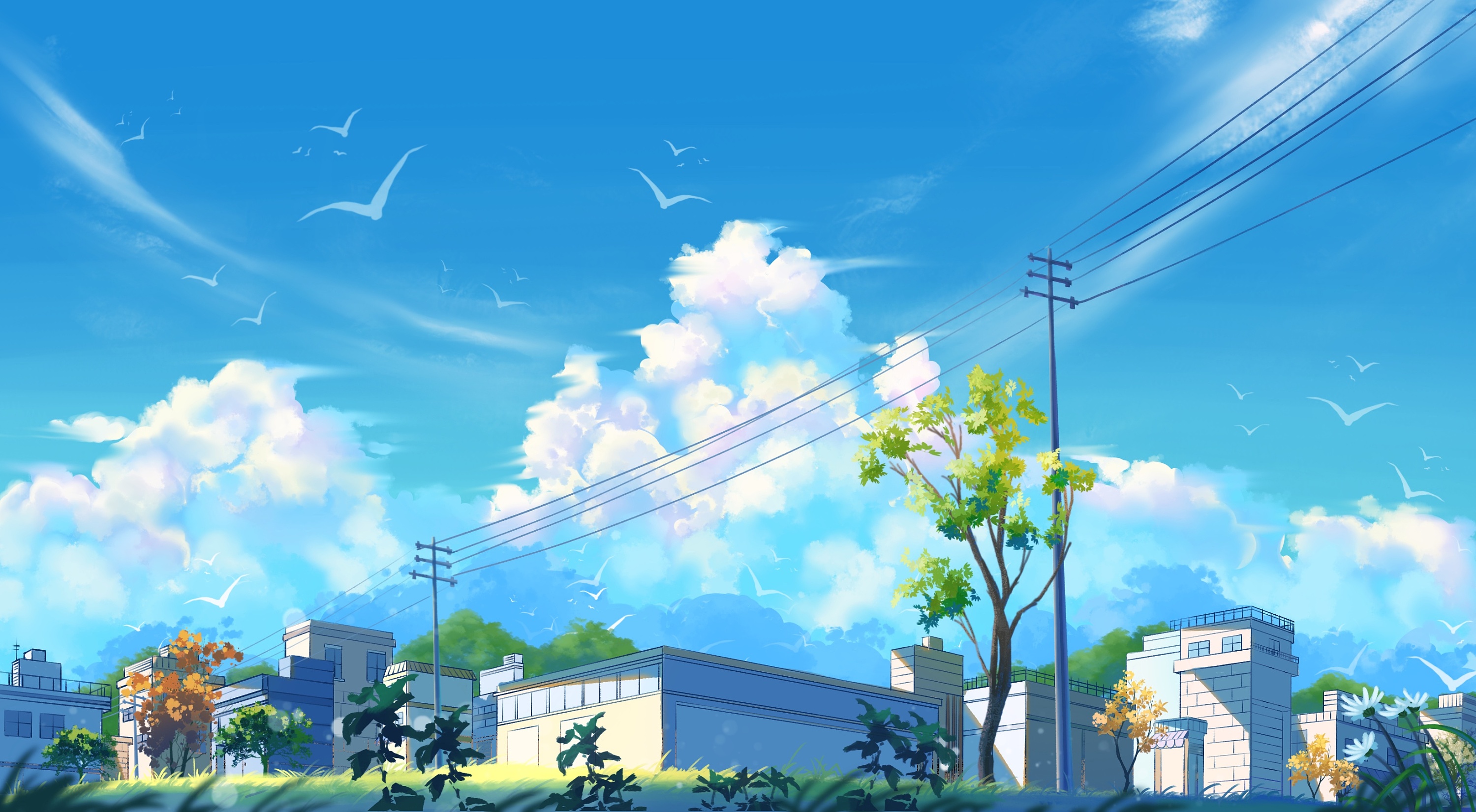 Anime Temple 4k Ultra HD Wallpaper by 行之LV
