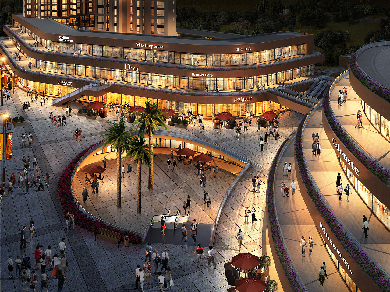 才毕业时的一些建筑表现类作品（图ZODQ0Mjc2NDQ=） - 建筑/空间 - 站酷设计师JJJJerry原创素材 - 站酷ZCOOL