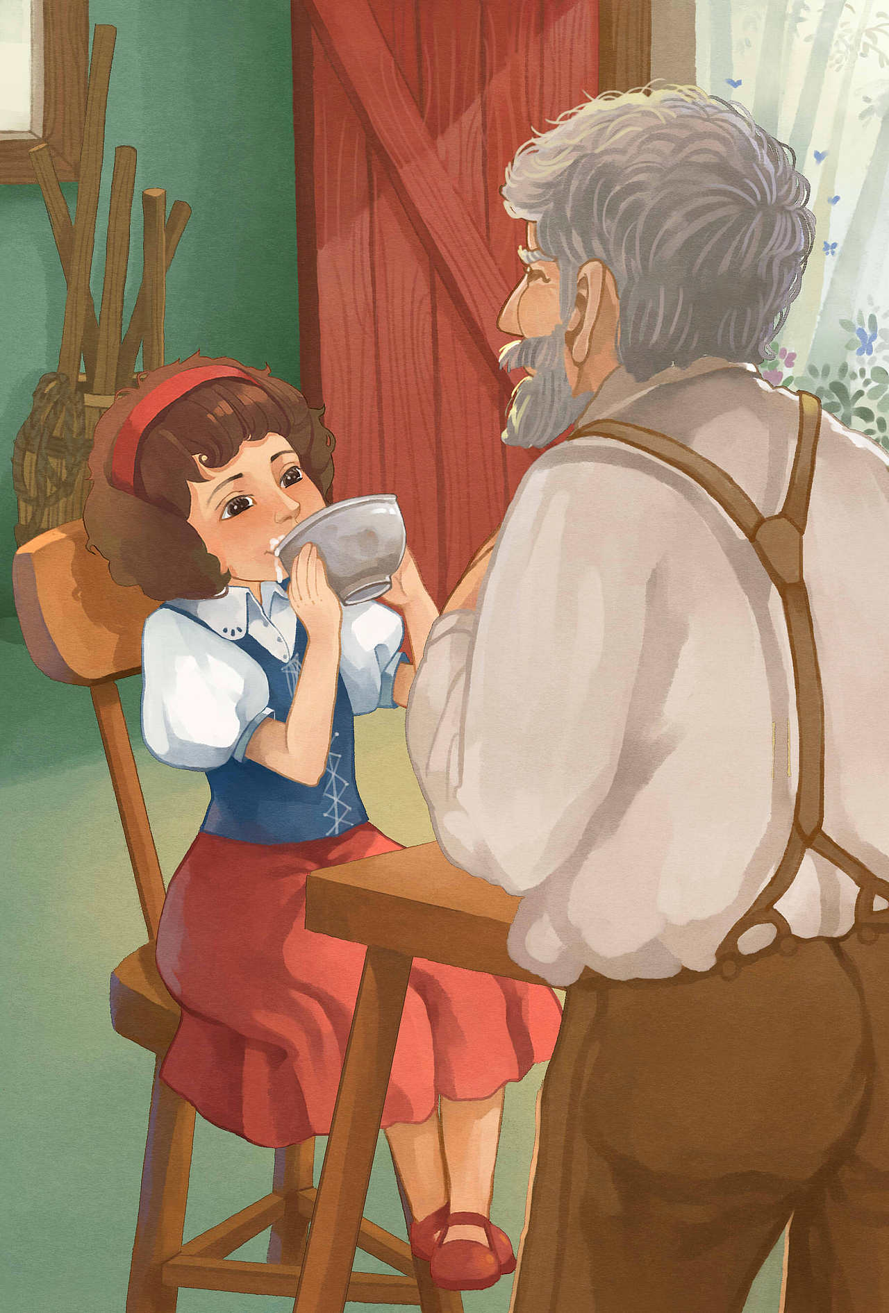 《海蒂》(heidi)系列插图