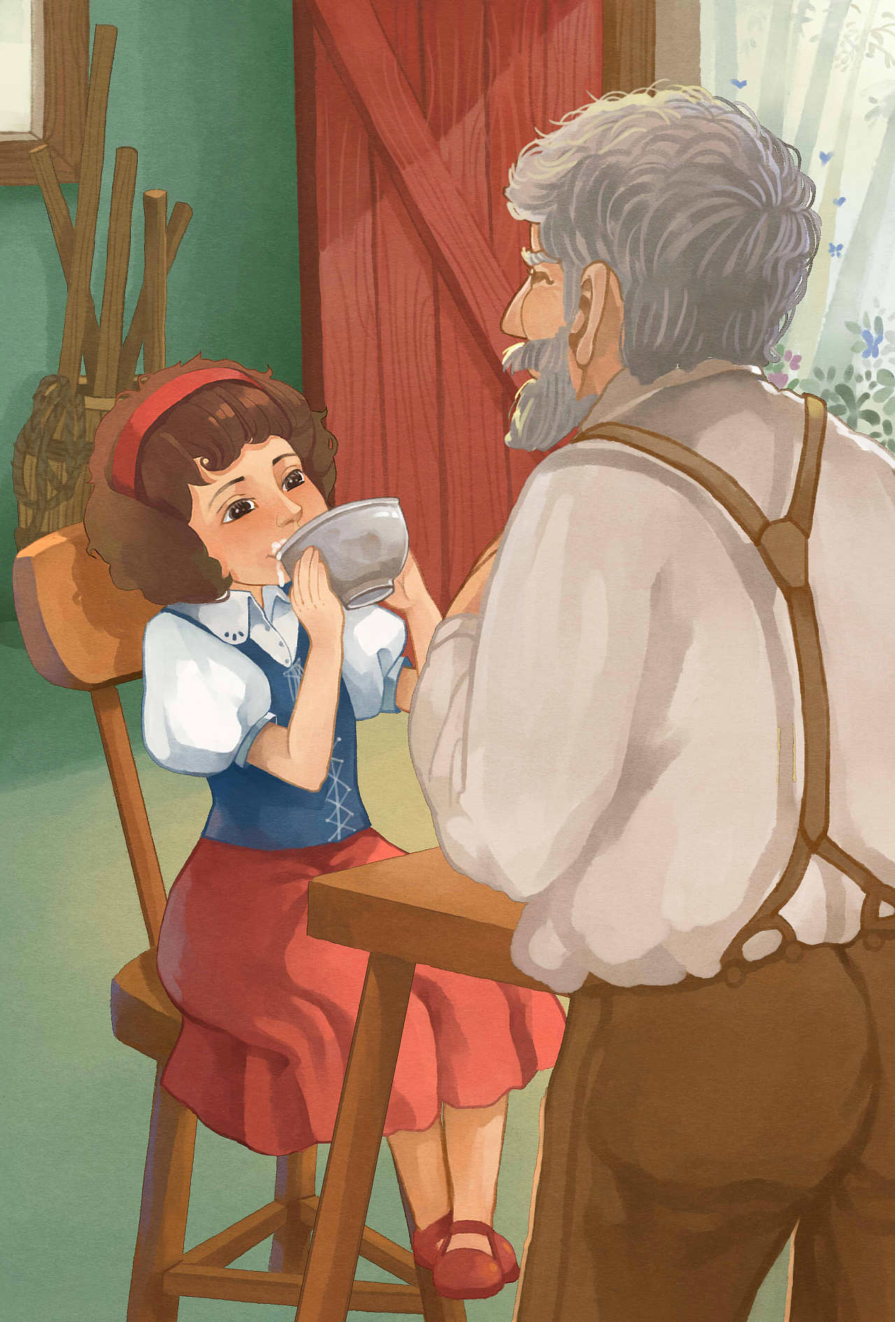 《海蒂》(heidi)系列插图