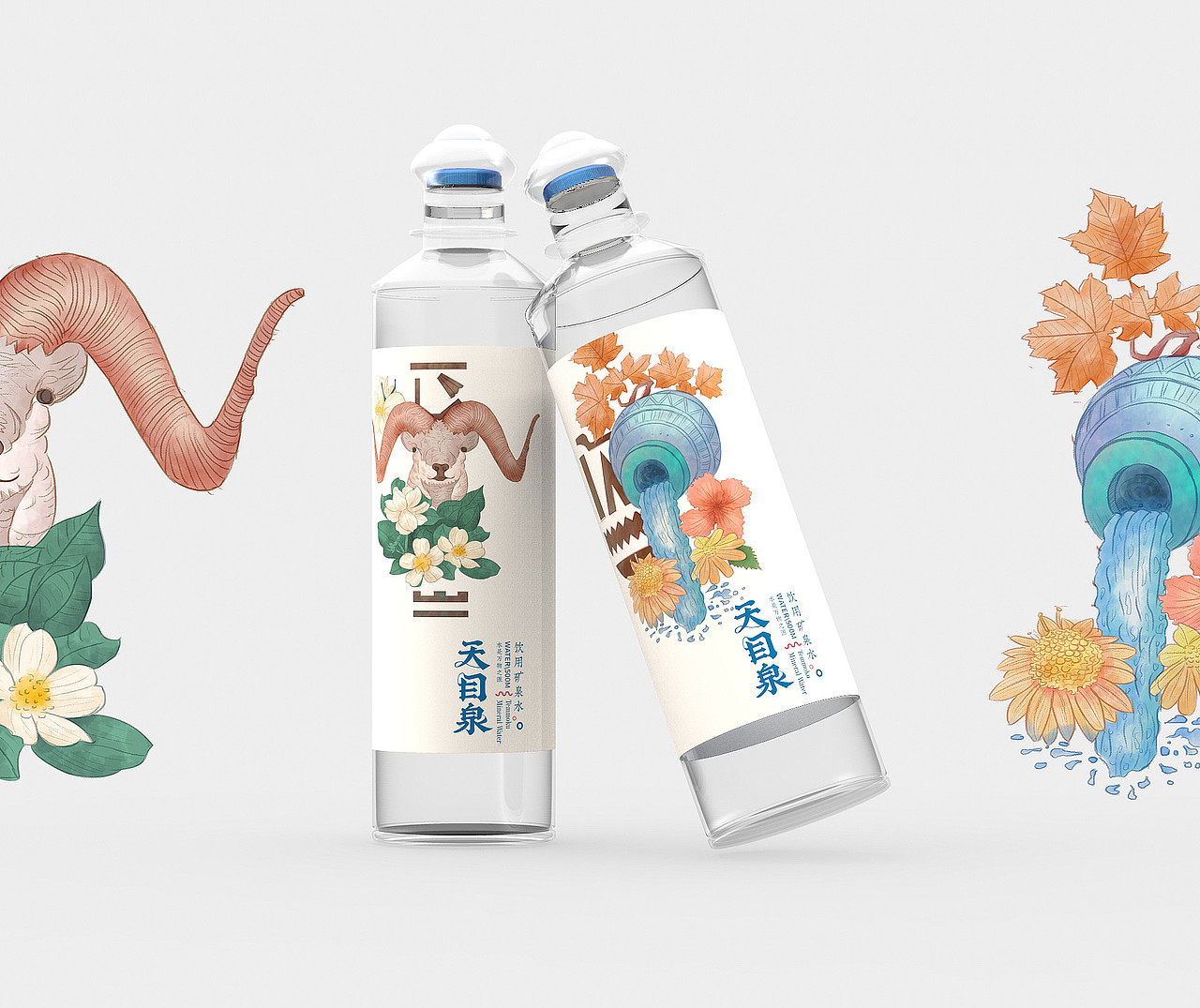 天目泉/饮用天然矿泉水/包装形象设计