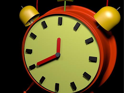 C4D建模练习--闹钟