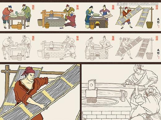 米粉传统工艺图,之二