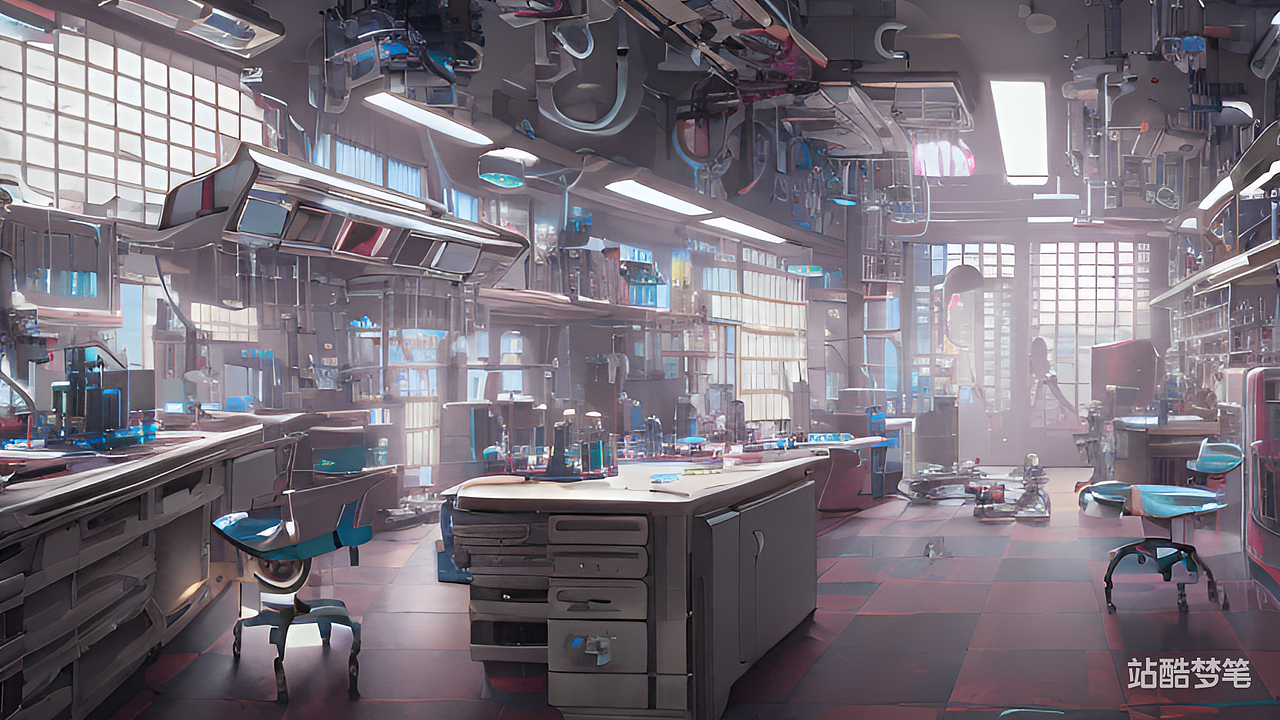 #站酷梦笔#实验室 未来感  超现实主义