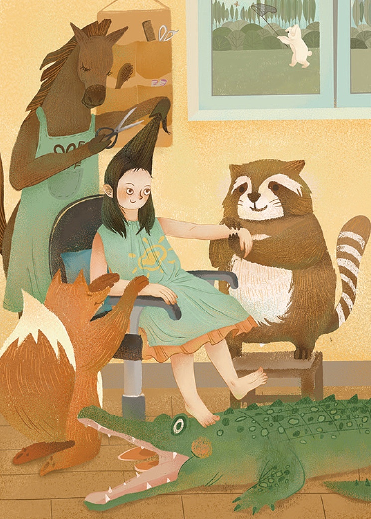 《森林的朋友》|插画|绘本|滢珊 - 原创作品 - 站酷 (zcool)
