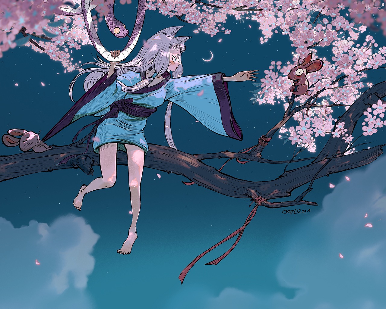 水月镜像，无心去来（图ZMjA2MDk3NzMy） - 艺术插画 - 站酷设计师叁眼原创素材 - 站酷ZCOOL