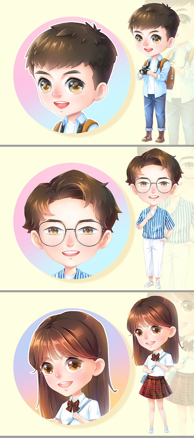 同事们的Q版（图ZMjU1ODMzMjQ0） - 创作习作 - 站酷设计师皇小羽原创素材 - 站酷ZCOOL