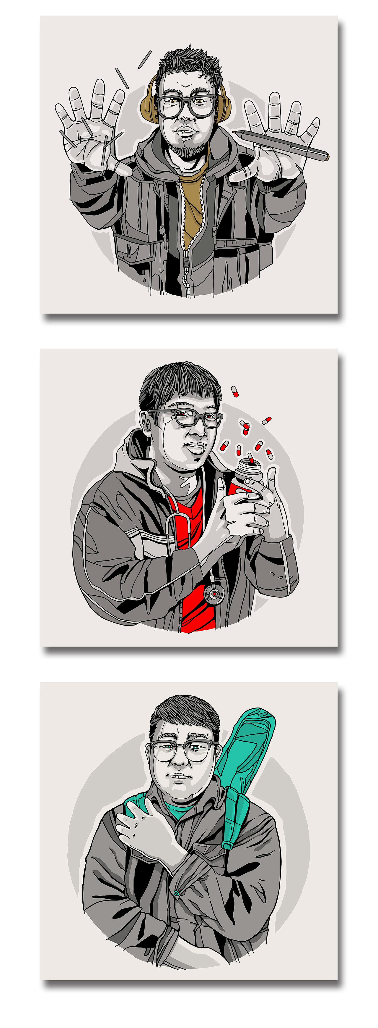 致自己 | 2016年个人作品合辑(图ZNjgwMTc4MzY=) - 新锐潮流插画 - 站酷设计师CHOCO__原创素材 - 站酷ZCOOL