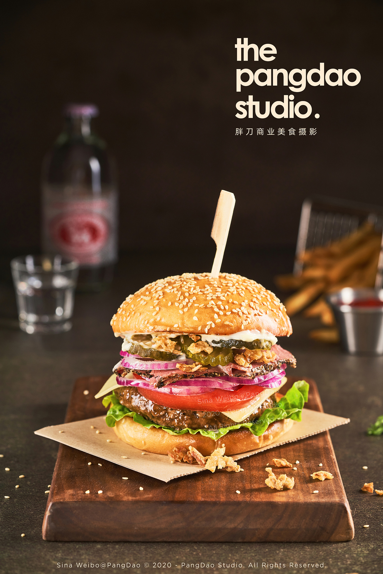 美食摄影 | 美式汉堡 × pangdao | 郑州广告摄影