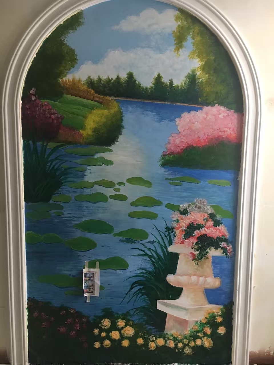 桂林月子中心手绘（图ZMjI0OTE4MjM2） - 商业插画 - 站酷设计师墨鱼壁画工作室原创素材 - 站酷ZCOOL