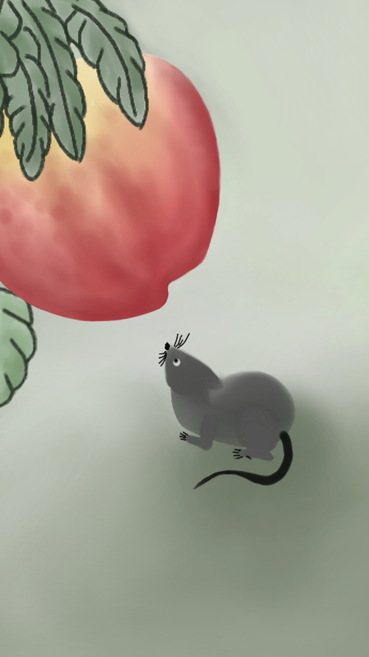 鼠年画鼠鼠你有趣乐划锁屏插画大赏