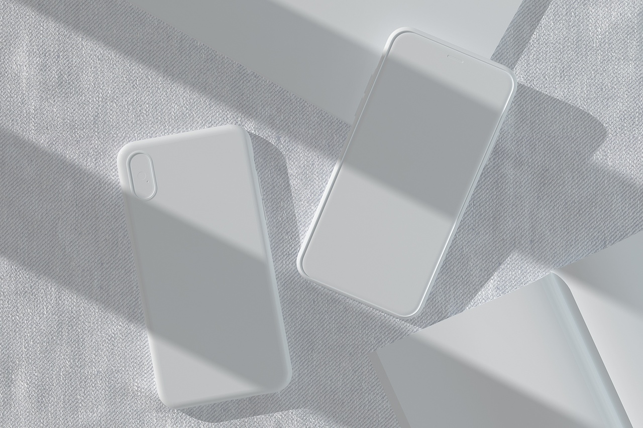 手机壳渲染图片